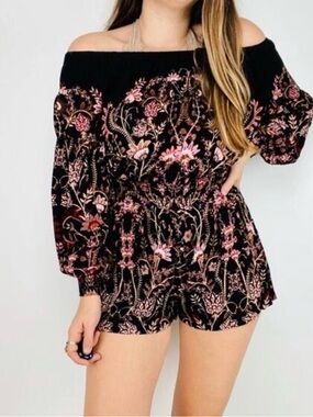 Free People Off The Shoulder Romper
